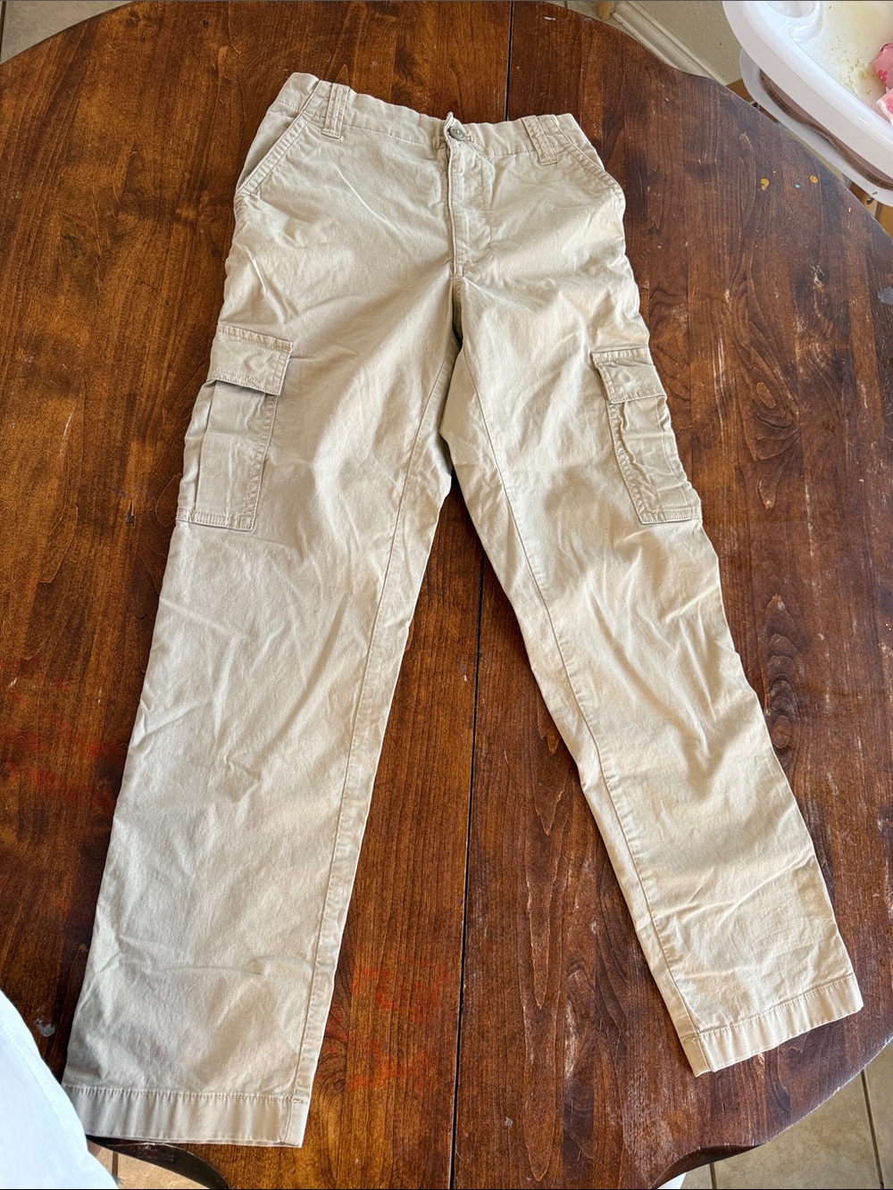 Crewcuts Boys' Tan Cargo Pants - Light Khaki